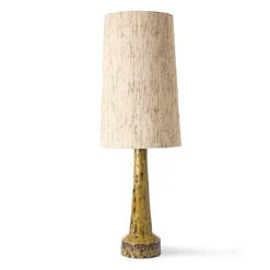 Abat-Jour En Soie Conique O 36 Cm - Naturel-HK Living