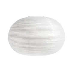 Abat-Jour Rice En Papier Ellipse - Blanc-Hay Sale