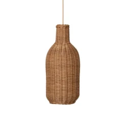 Abat-Jour Suspension Bouteille Rotin - Naturel-Ferm Living New