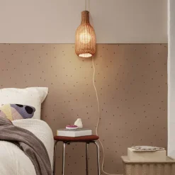 Abat-Jour Suspension Bouteille Rotin - Naturel-Ferm Living New