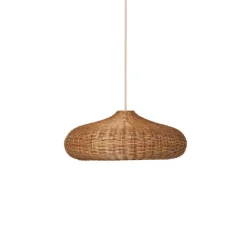 Abat-Jour Tresse Disc Rotin - O 49.5 Cm - Naturel-Ferm Living New