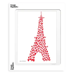 Affiche Bm Soledad Tour Eiffel Coeur - 30 X 40 Cm-Image Republic Best