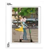 Affiche Bm Soledad Trotinettes 2 Magots - 30 X 40 Cm-Image Republic Best