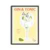Affiche Cocktail - Elin Pk - Gin & Tonic-PSTR Studio
