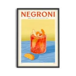 Affiche Cocktail - Elin Pk - Negroni-PSTR Studio New