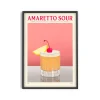 Affiche Cocktail - Elin Pk - Amaretto Sour-PSTR Studio New