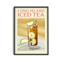 Affiche Cocktail - Elin Pk - Long Island Iced Tea-PSTR Studio Discount