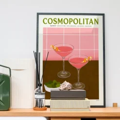 Affiche Cocktail - Elin Pk - Cosmopolitan-PSTR Studio Discount