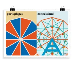 Affiche La Plage By Vahram Muratyan - 40 X 50 Cm-Image Republic Best