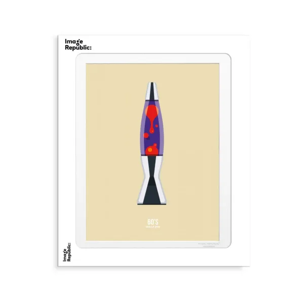 Affiche Le Duo Bubble 2 Beige - 30 X 40 Cm-Image Republic Online