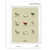 Affiche Le Duo Chaises - 40 X 50 Cm-Image Republic Best