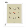 Affiche Le Duo Chaises - 30 X 40 Cm-Image Republic