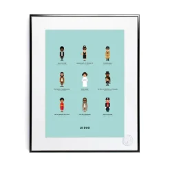 Affiche Le Duo Cineculte - 40 X 50 Cm-Image Republic Discount