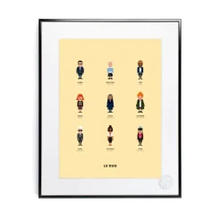 Affiche Le Duo Createurs - 40 X 50 Cm-Image Republic Online
