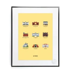 Affiche Le Duo Hotels - 40 X 50 Cm-Image Republic Best