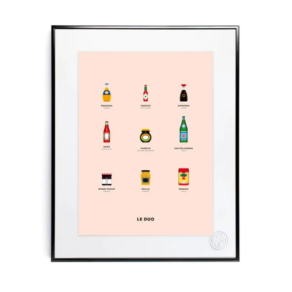 Affiche Le Duo Packaging - 40 X 50 Cm-Image Republic Discount