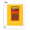 Affiche Le Duo 70'S Tape Recorder - 30 X 40 Cm-Image Republic Hot