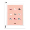 Affiche Le Duo Sneakers - 30 X 40 Cm-Image Republic Sale