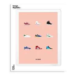 Affiche Le Duo Sneakers - 30 X 40 Cm-Image Republic Sale