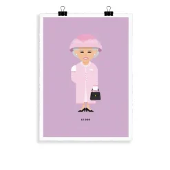Affiche Le Duo Solo Queen - 30 X 40 Cm-Image Republic