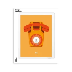 Affiche Le Duo Telephone 2 Orange - 30 X 40 Cm-Image Republic New