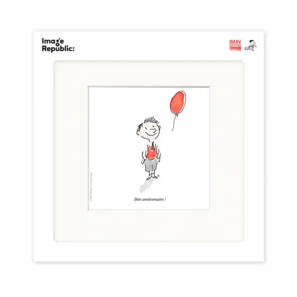 Affiche Le Petit Nicolas Bon Anniversaire - 22 X 22 Cm-Image Republic New