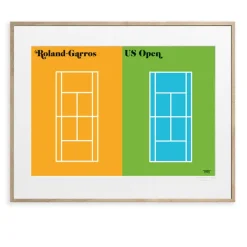 Affiche Le Tennis By Vahram Muratyan - 40 X 50 Cm-Image Republic Online