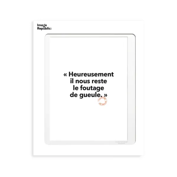 Affiche Loic Prigent 60 Heureusement - 56 X 76 Cm-Image Republic Discount