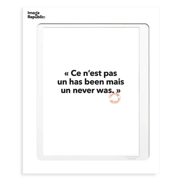 Affiche Loic Prigent Ce N'Est Pas Un - 30 X 40 Cm-Image Republic Outlet
