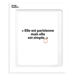 Affiche Loic Prigent Elle Est Parisienne - 30 X 40 Cm-Image Republic Clearance