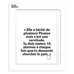 Affiche Loic Prigent Elle A Herite De - 30 X 40 Cm-Image Republic Clearance