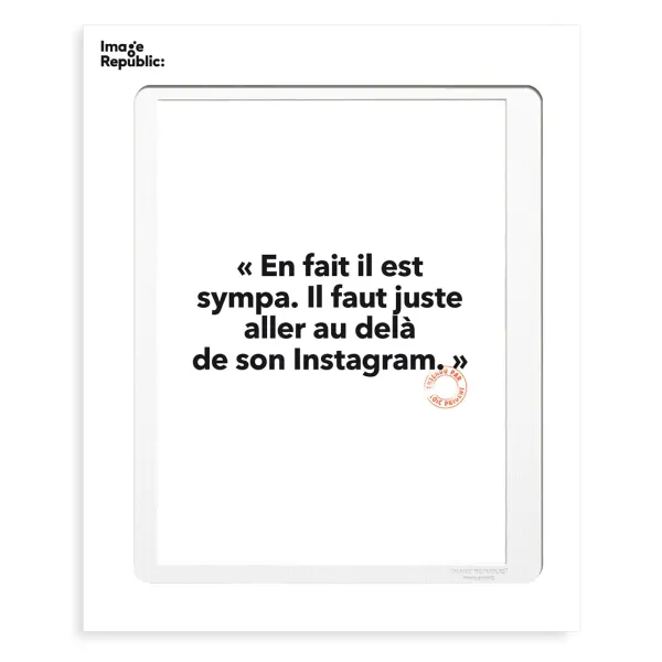 Affiche Loic Prigent En Fait Il Est - 30 X 40 Cm-Image Republic