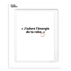 Affiche Loic Prigent J'Adore L'Energie - 30 X 40 Cm-Image Republic Best
