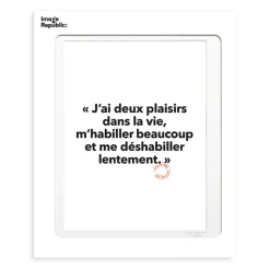 Affiche Loic Prigent J'Ai Deux Plaisirs - 30 X 40 Cm-Image Republic Clearance