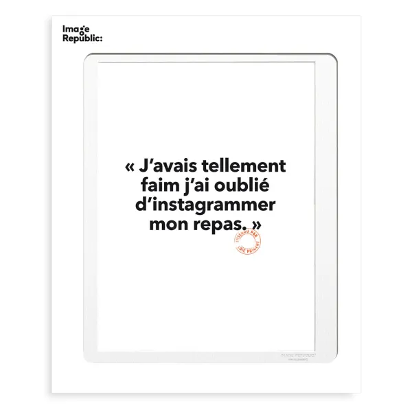 Affiche Loic Prigent J'Avais Tellement - 30 X 40 Cm-Image Republic Sale