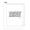 Affiche Loic Prigent Je Ne Pourrais - 30 X 40 Cm-Image Republic