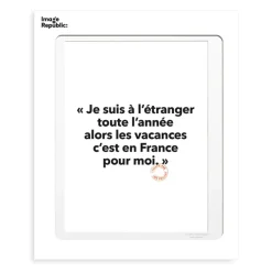 Affiche Loic Prigent Je Suis A - 30 X 40 Cm-Image Republic Hot