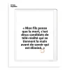 Affiche Loic Prigent Mon Fils Pense - 30 X 40 Cm-Image Republic Hot