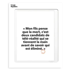 Affiche Loic Prigent Mon Fils Pense - 30 X 40 Cm-Image Republic Hot