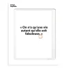 Affiche Loic Prigent On N'A Qu'Une Vie - 30 X 40 Cm-Image Republic Clearance
