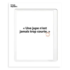 Affiche Loic Prigent Une Jupe N'Est - 30 X 40 Cm-Image Republic Discount
