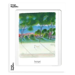 Affiche Sempe Chien Enfant - 40 X 50 Cm-Image Republic Outlet