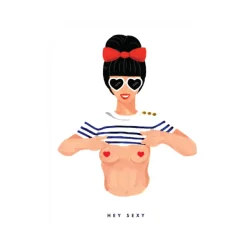 Affiche Sexy Girl - 29,7 X 39,7 Cm-All the ways to say Discount