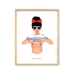 Affiche Sexy Girl - 29,7 X 39,7 Cm-All the ways to say Discount