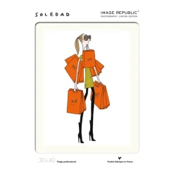 Affiche Soledad Sac Orange - 30 X 40 Cm-Image Republic Hot