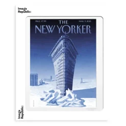 Affiche The Newyorker 204 Schossow Flatiron Ice 9 Mars 2015 - 40 X 50 Cm-Image Republic Clearance