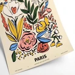 Affiche Zoe Fleurs Et Plantes - Paris - 30 X 40 Cm-Sélectionné par Fleux New