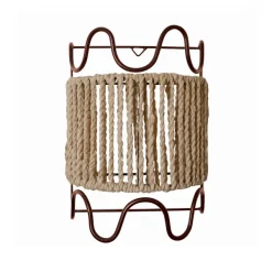 Applique Dolores Brun & Raphia - 30 X 25 Cm-Honoré Best