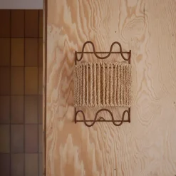 Applique Dolores Brun & Raphia - 30 X 25 Cm-Honoré Best