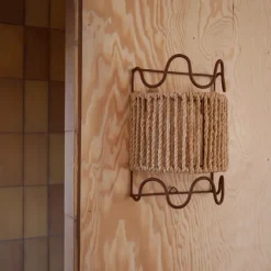 Applique Dolores Brun & Raphia - 30 X 25 Cm-Honoré Best